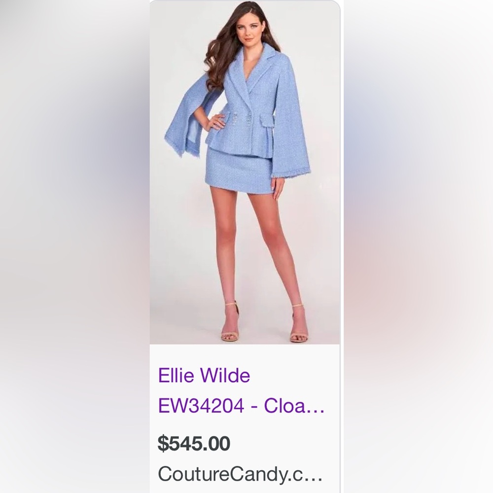 Formal suit - Ellie Wilde Tweed Cloak suit